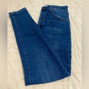 Wax Jean Women's Blue Denim Jeans | Size:9/29 | Dark | Distressed | Washed Style